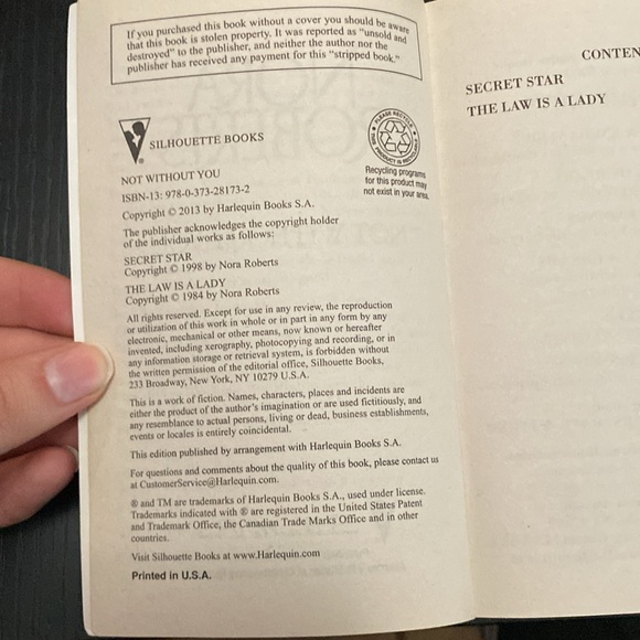 Nora Robert’s - Not Without You - Picture 7 of 7